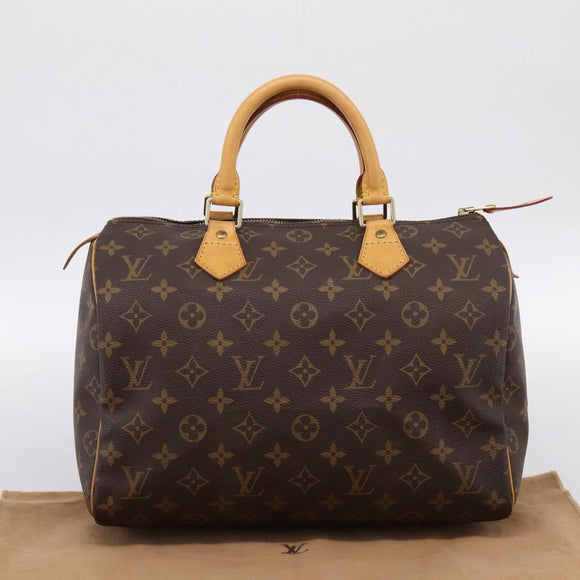 LOUIS VUITTON Monogram Speedy 30 Hand Bag M41526 LV Auth 194768V