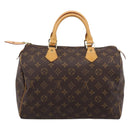 LOUIS VUITTON Monogram Speedy 30 Hand Bag M41526 LV Auth 194768V-2