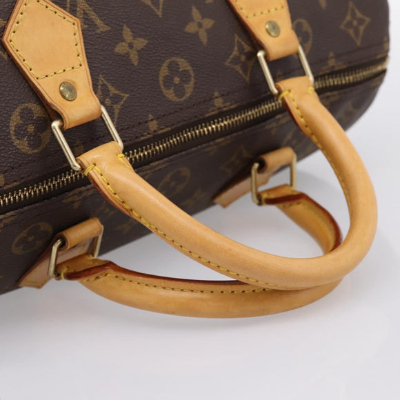 LOUIS VUITTON Monogram Speedy 30 Hand Bag M41526 LV Auth 194768V