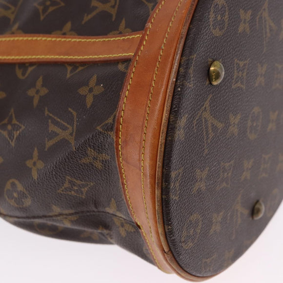 LOUIS VUITTON Monogram Bucket GM Shoulder Bag M42236 LV Auth 194770