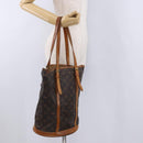 LOUIS VUITTON Monogram Bucket GM Shoulder Bag M42236 LV Auth 194770-22