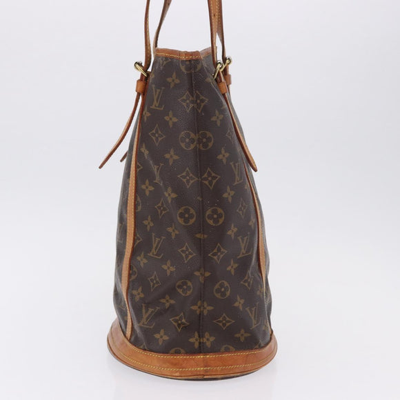 LOUIS VUITTON Monogram Bucket GM Shoulder Bag M42236 LV Auth 194770