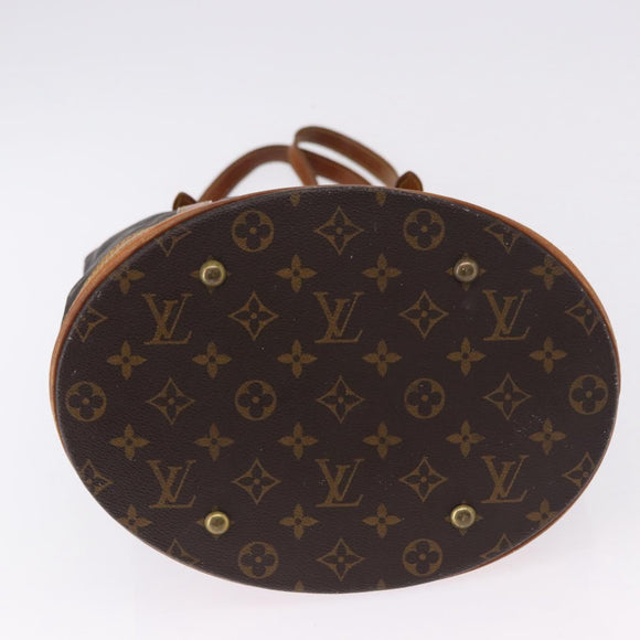 LOUIS VUITTON Monogram Bucket GM Shoulder Bag M42236 LV Auth 194770