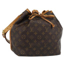 LOUIS VUITTON Monogram Petit Noe Shoulder Bag M42226 LV Auth 194774V-1