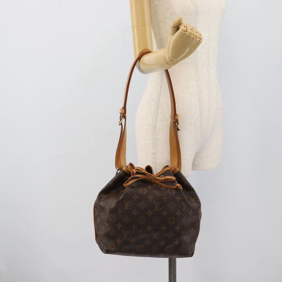 LOUIS VUITTON Monogram Petit Noe Shoulder Bag M42226 LV Auth 194774V