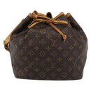 LOUIS VUITTON Monogram Petit Noe Shoulder Bag M42226 LV Auth 194774V-13