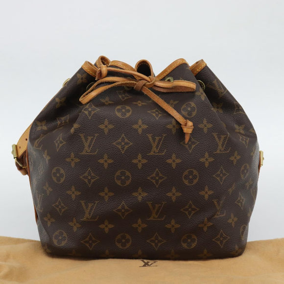 LOUIS VUITTON Monogram Petit Noe Shoulder Bag M42226 LV Auth 194774V