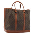 LOUIS VUITTON Monogram Sack Weekend GM Tote Bag M42420 LV Auth 194775-1