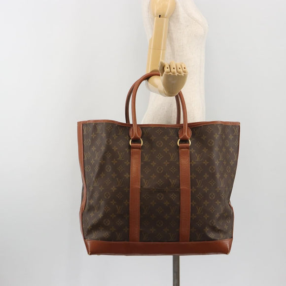LOUIS VUITTON Monogram Sack Weekend GM Tote Bag M42420 LV Auth 194775