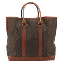 LOUIS VUITTON Monogram Sack Weekend GM Tote Bag M42420 LV Auth 194775-2