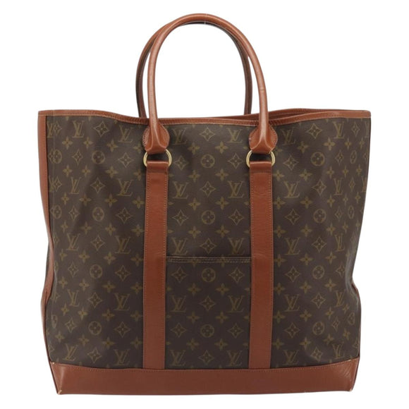 LOUIS VUITTON Monogram Sack Weekend GM Tote Bag M42420 LV Auth 194775
