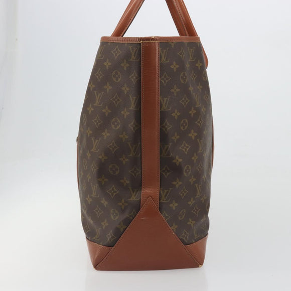 LOUIS VUITTON Monogram Sack Weekend GM Tote Bag M42420 LV Auth 194775