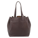 CELINE Cabas Phantom Tote Bag Leather Brown Gold Auth 194831A-3