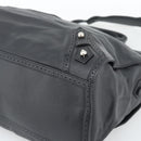 BALENCIAGA Neo Classic City Hand Bag Leather 2way Black Silver Auth 194832SAM-12