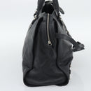 BALENCIAGA Neo Classic City Hand Bag Leather 2way Black Silver Auth 194832SAM-4