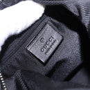 GUCCI GG Canvas Shoulder Bag Black Silver 001 3814 Auth 194836V-15