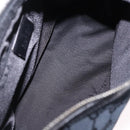 GUCCI GG Canvas Shoulder Bag Black Silver 001 3814 Auth 194836V-16