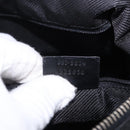 GUCCI GG Canvas Shoulder Bag Black Silver 001 3814 Auth 194836V-21