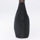 GUCCI GG Canvas Shoulder Bag Black Silver 001 3814 Auth 194836V-4