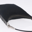 GUCCI GG Canvas Shoulder Bag Black Silver 001 3814 Auth 194836V-6