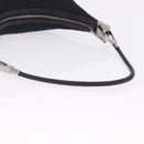 GUCCI GG Canvas Shoulder Bag Black Silver 001 3814 Auth 194836V-7