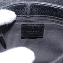 GUCCI GG Canvas Waist Bag Black Silver 131236 Auth 194839A-16