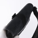 GUCCI GG Canvas Waist Bag Black Silver 131236 Auth 194839A-6