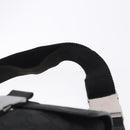 GUCCI GG Canvas Waist Bag Black Silver 131236 Auth 194839A-8