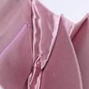 BOTTEGA VENETA INTRECCIATO Shoulder Bag Satin Pink Silver Auth 194840V-16