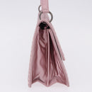 BOTTEGA VENETA INTRECCIATO Shoulder Bag Satin Pink Silver Auth 194840V-5
