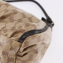 GUCCI GG Crystal Abbey Bag Coated Canvas Outlet Beige Gold 272380 Auth 194842V-14