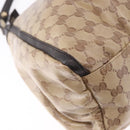 GUCCI GG Crystal Abbey Bag Coated Canvas Outlet Beige Gold 272380 Auth 194842V-15