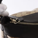 GUCCI GG Crystal Abbey Bag Coated Canvas Outlet Beige Gold 272380 Auth 194842V-18