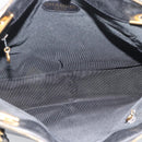CHANEL Triple Coco Chain Tote Bag Caviar Skin Black Gold CC Auth 194844V-11