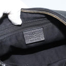 GUCCI GG Canvas Abbey Shoulder Bag Black Gold 190525 Auth 194851V-18