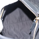 GUCCI GG Canvas Abbey Shoulder Bag Black Gold 190525 Auth 194851V-11
