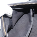 GUCCI GG Canvas Abbey Shoulder Bag Black Gold 190525 Auth 194851V-22