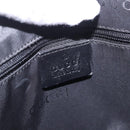 GUCCI Bamboo GG Canvas Hand Bag Black Silver 001 3865 Auth 194852V-18