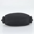 PRADA Shoulder Bag Vittero Dino Leather Black Silver Auth 194853SAV-9