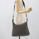 Christian Dior Trotter Canvas Shoulder Bag Gray Silver Auth 194858A-22