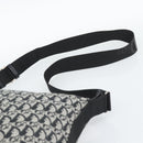 Christian Dior Trotter Canvas Shoulder Bag Gray Silver Auth 194858A-8