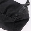 GUCCI GG Canvas Abbey Shoulder Bag Black Silver 265692 Auth 194859V-14