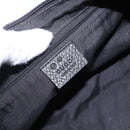 GUCCI GG Canvas Abbey Shoulder Bag Black Silver 265692 Auth 194859V-19