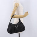 GUCCI GG Canvas Abbey Shoulder Bag Black Silver 265692 Auth 194859V-24