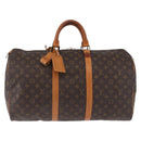 LOUIS VUITTON Monogram Keepall 50 Boston Bag M41426 LV Auth 194861-13