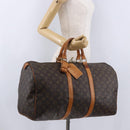 LOUIS VUITTON Monogram Keepall 50 Boston Bag M41426 LV Auth 194861-24