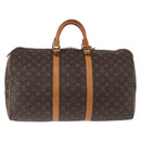 LOUIS VUITTON Monogram Keepall 50 Boston Bag M41426 LV Auth 194861-2