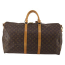 LOUIS VUITTON Monogram Keepall Bandouliere55 Boston Bag M41414 LV Auth 194862V-2