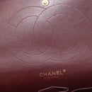 CHANEL Matelasse 30 Chain Shoulder Bag Lamb Skin Gold Black CC Auth 194866SM-10