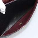 CHANEL Matelasse 30 Chain Shoulder Bag Lamb Skin Gold Black CC Auth 194866SM-22